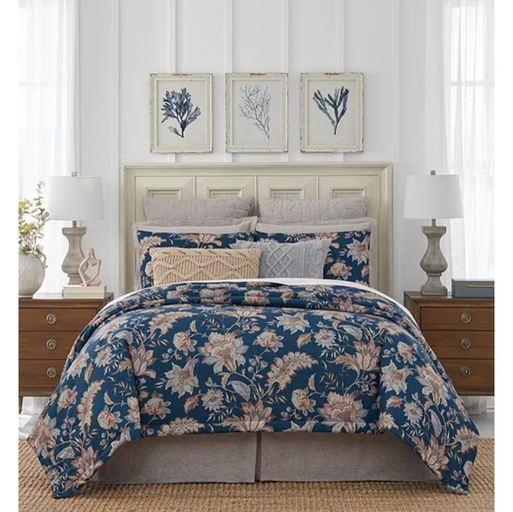 Southern Living Harlow Floral Comforter Mini Set